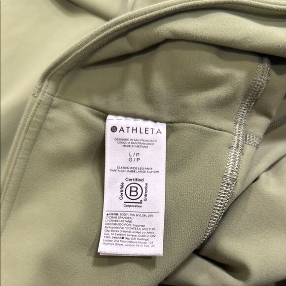 ELATION HIGH WAISTED WIDE LEG PANT OLIVE GREEN - Picture 6 of 6
